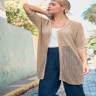 Crochet Long Cardigan image number null