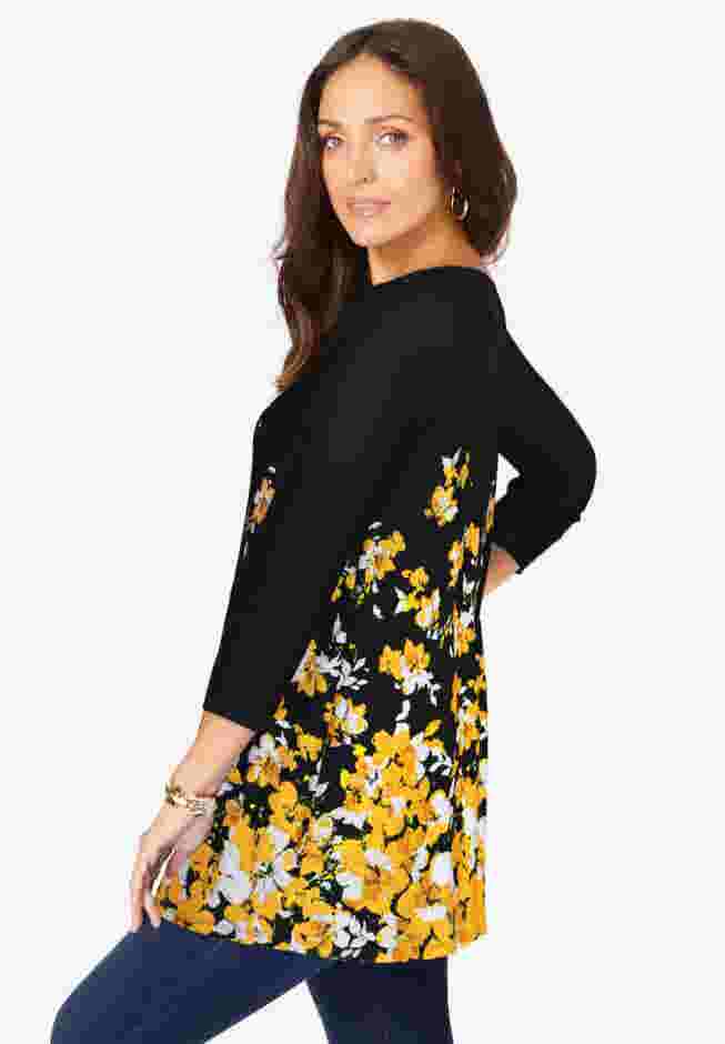 Stretch Knit Swing Tunic image number 1