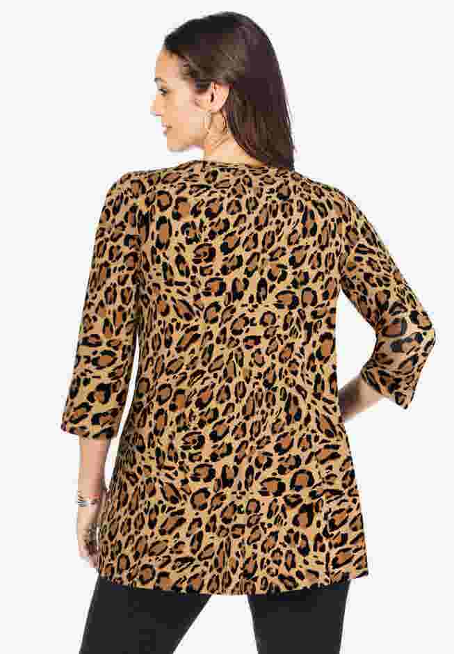 Stretch Knit Swing Tunic