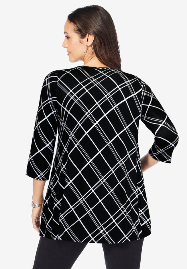 Stretch Knit Swing Tunic image number 2