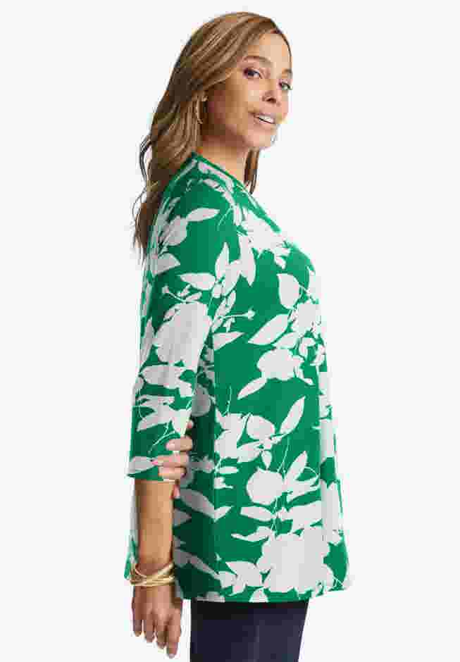 Stretch Knit Swing Tunic image number 1