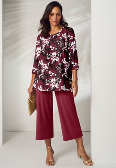 Stretch Knit Swing Tunic