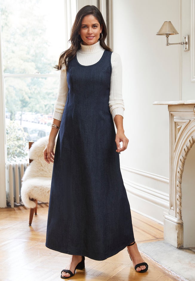Denim Maxi Dress image number 1