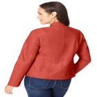 Zip Front Leather Jacket image number null