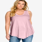 V-Neck Pointed Front Tank image number null