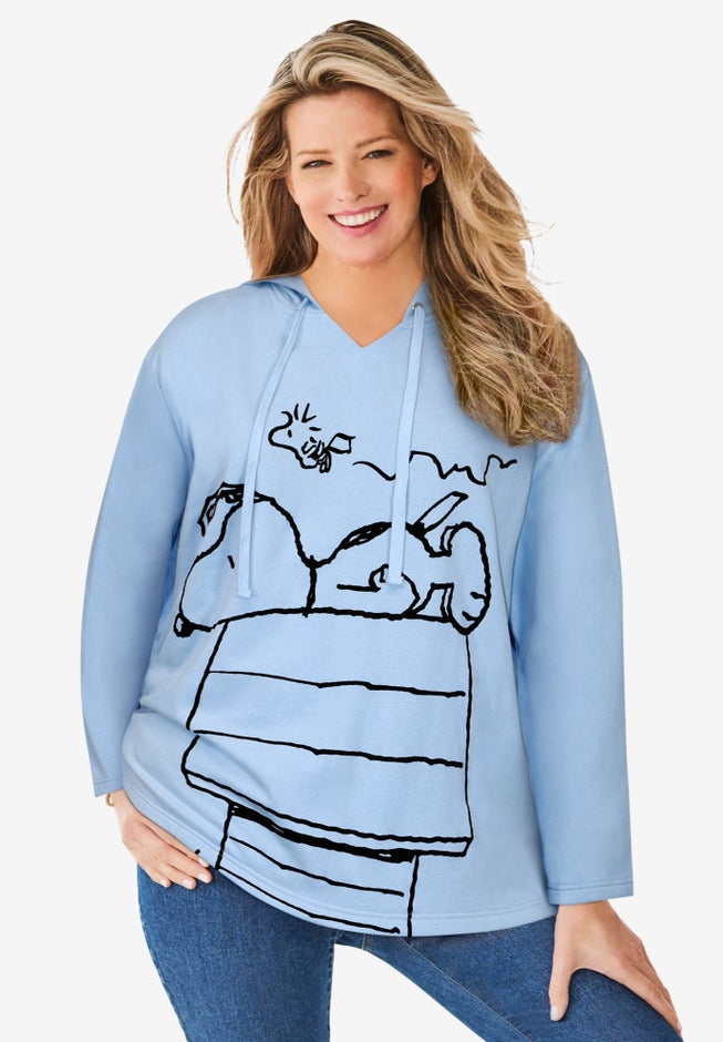 Peanuts Snoopy House Hooded Sweatshirt image number null