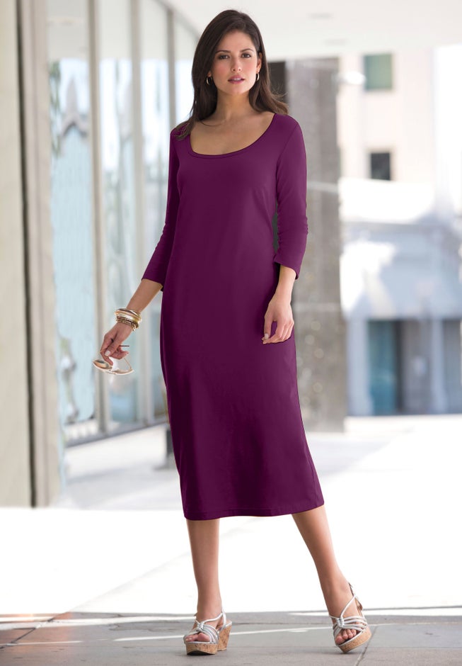 Stretch Cotton T-Shirt Dress Stretch Cotton T-Shirt Dress