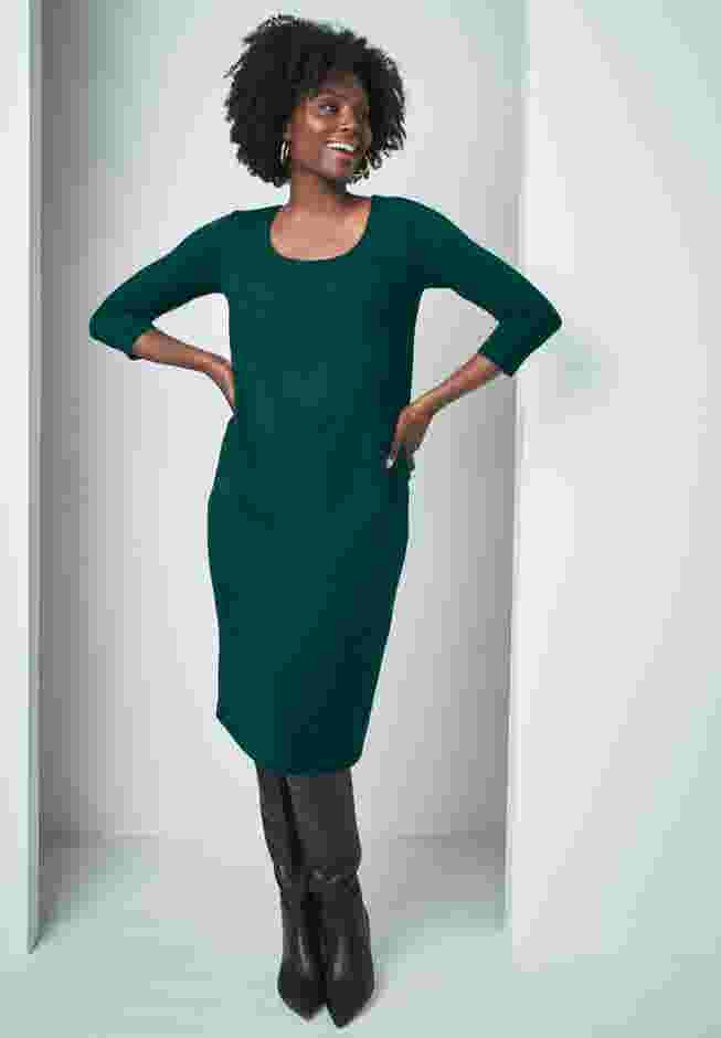 Stretch Cotton T-Shirt Dress image number 0