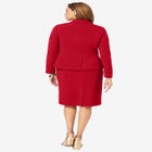 Stretch Crepe Single-Breasted Jacket Dress image number null