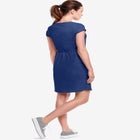 Knit Drawstring Dress image number null