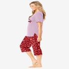 2-Piece Capri Cotton PJ Set image number null