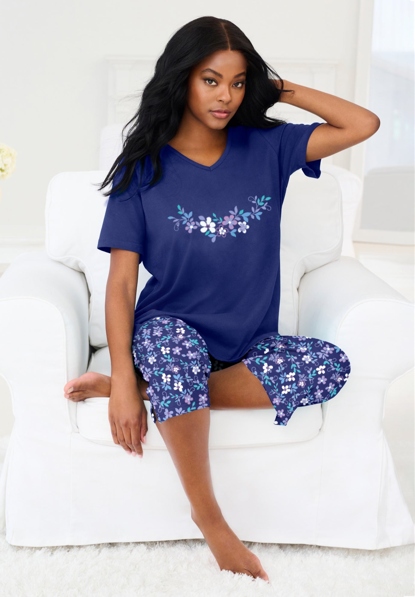 2-Piece Capri PJ Set image number 3