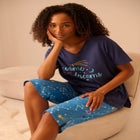 2-Piece Capri Cotton PJ Set image number null