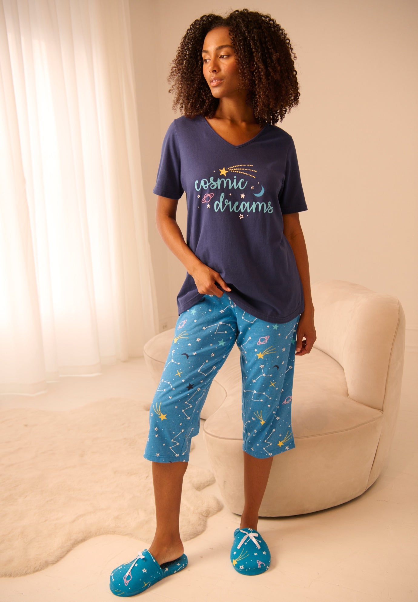 2-Piece Capri PJ Set image number 3