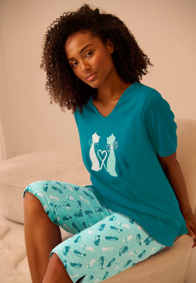 2-Piece Capri Cotton PJ Set image number 6