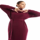 Turtleneck Sweater Dress image number null