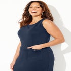 Ponte Sleeveless Shift Dress image number null