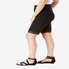 Essential Stretch Lace-Trim Short image number null