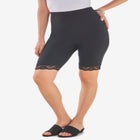 Essential Stretch Lace-Trim Short image number null