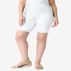 Essential Stretch Lace-Trim Short image number null