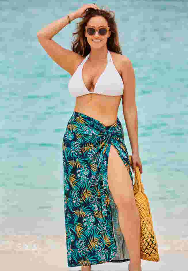 Pack N Go Wrinkle-Resistant Sarong Skirt Cover Up image number 3