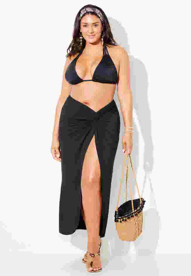 Pack N Go Wrinkle-Resistant Sarong Skirt Cover Up image number 0