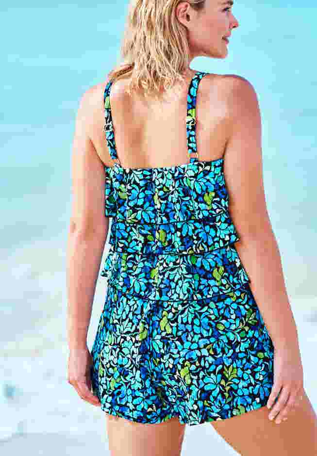 Bandeau Swim Romper  image number 1