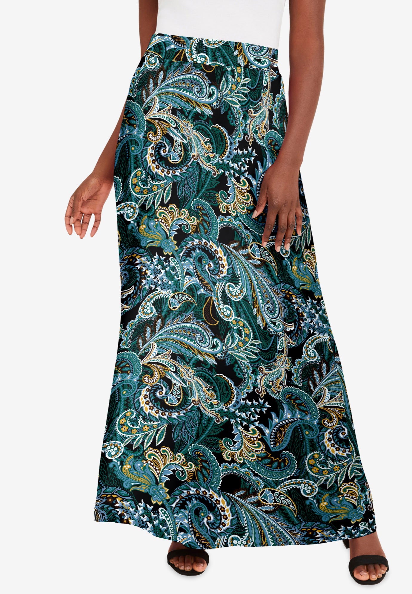 Everyday Stretch Knit Maxi Skirt image number 0