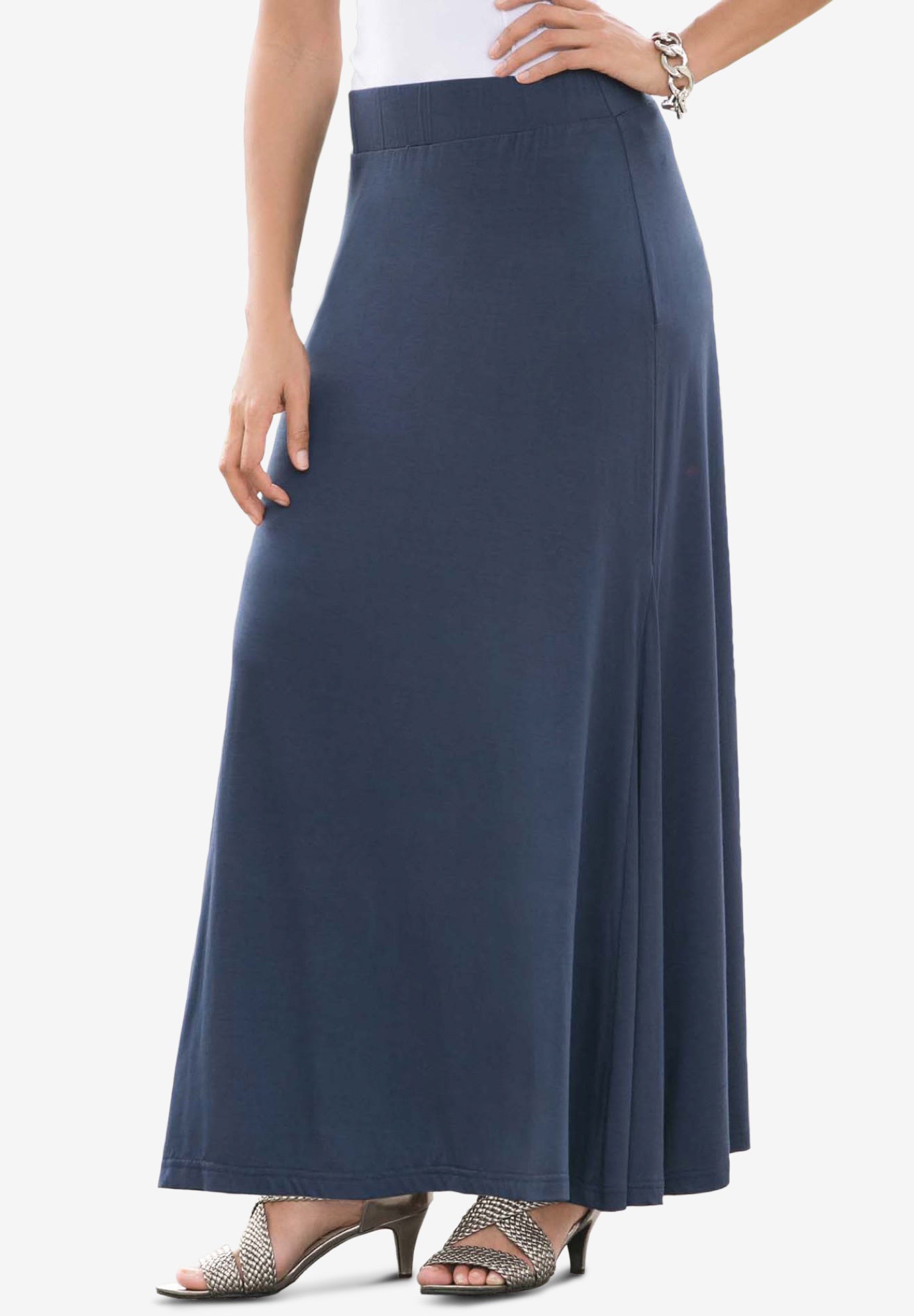 Everyday Stretch Knit Maxi Skirt image number 0