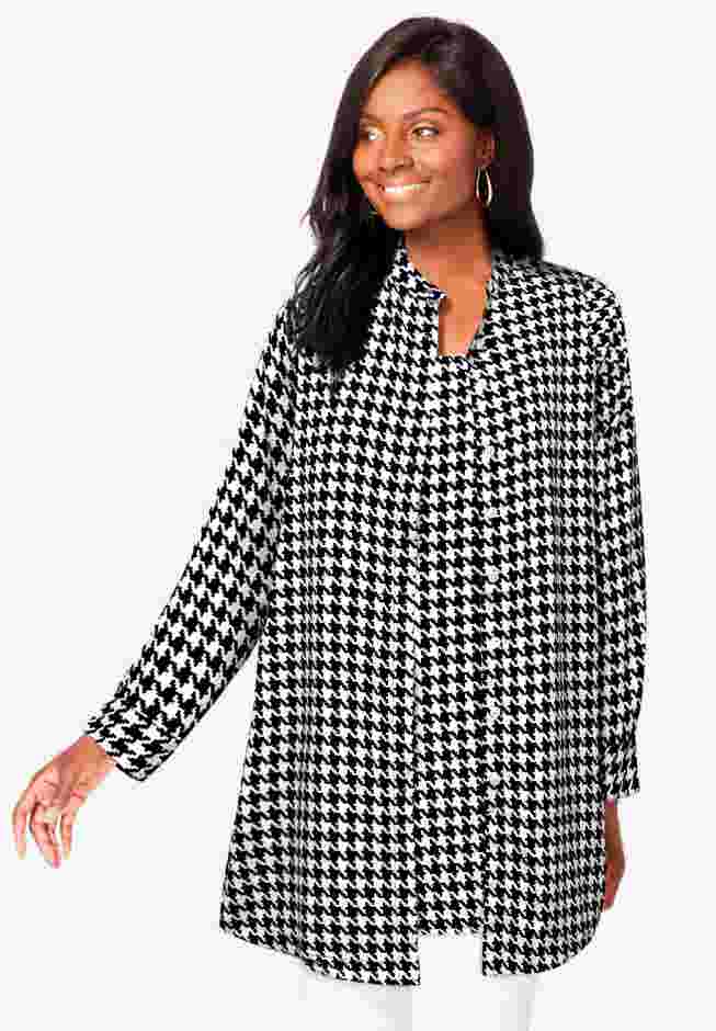 Georgette Button Front Tunic image number 0