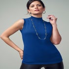 Fine Gauge Mockneck Sweater image number null