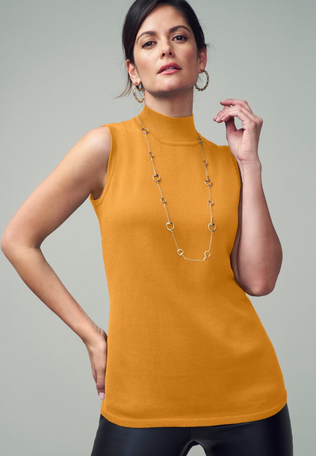 Fine Gauge Mockneck Sweater image number 4