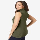 Fine Gauge Mockneck Sweater image number null