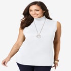 Fine Gauge Mockneck Sweater image number null