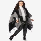 Plaid Ruana Shawl image number null