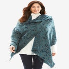 Plaid Ruana Shawl image number null