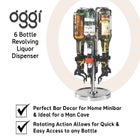 6-Bottle Rotating Liquor Dispenser image number null
