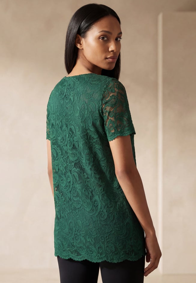 Stretch Lace Tunic image number 1