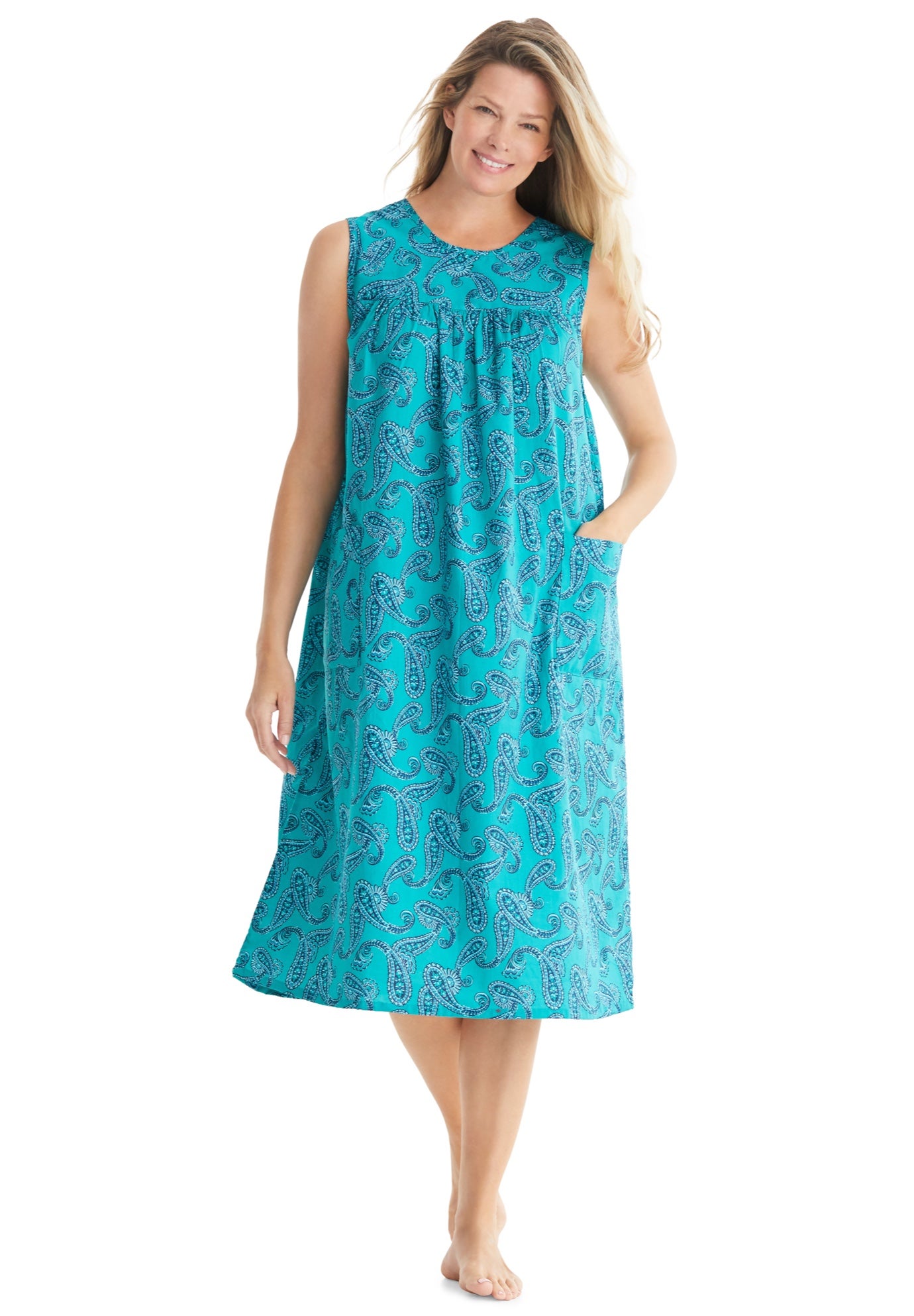 Sleeveless Print Lounger image number 0