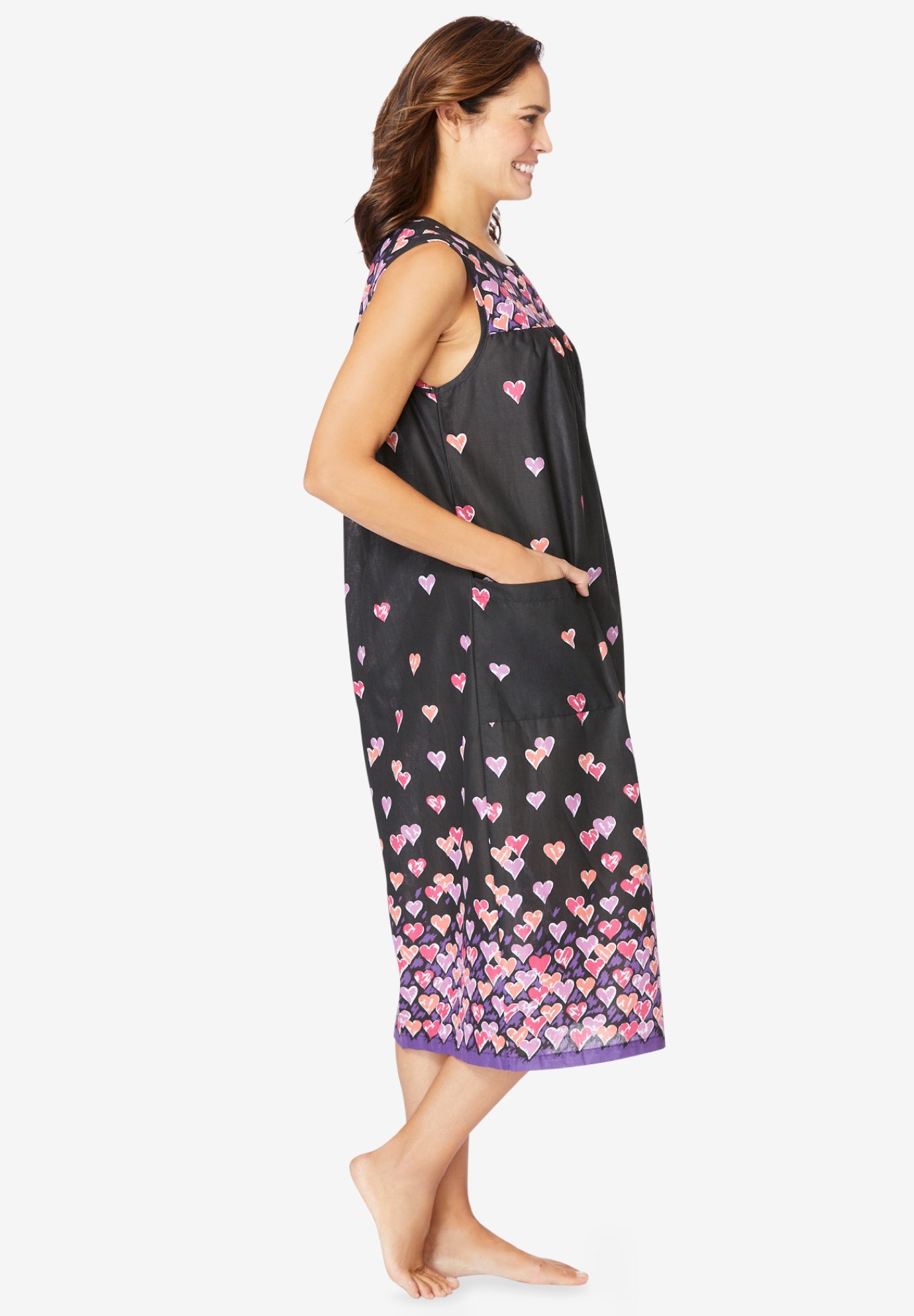 Sleeveless Print Lounger image number 2