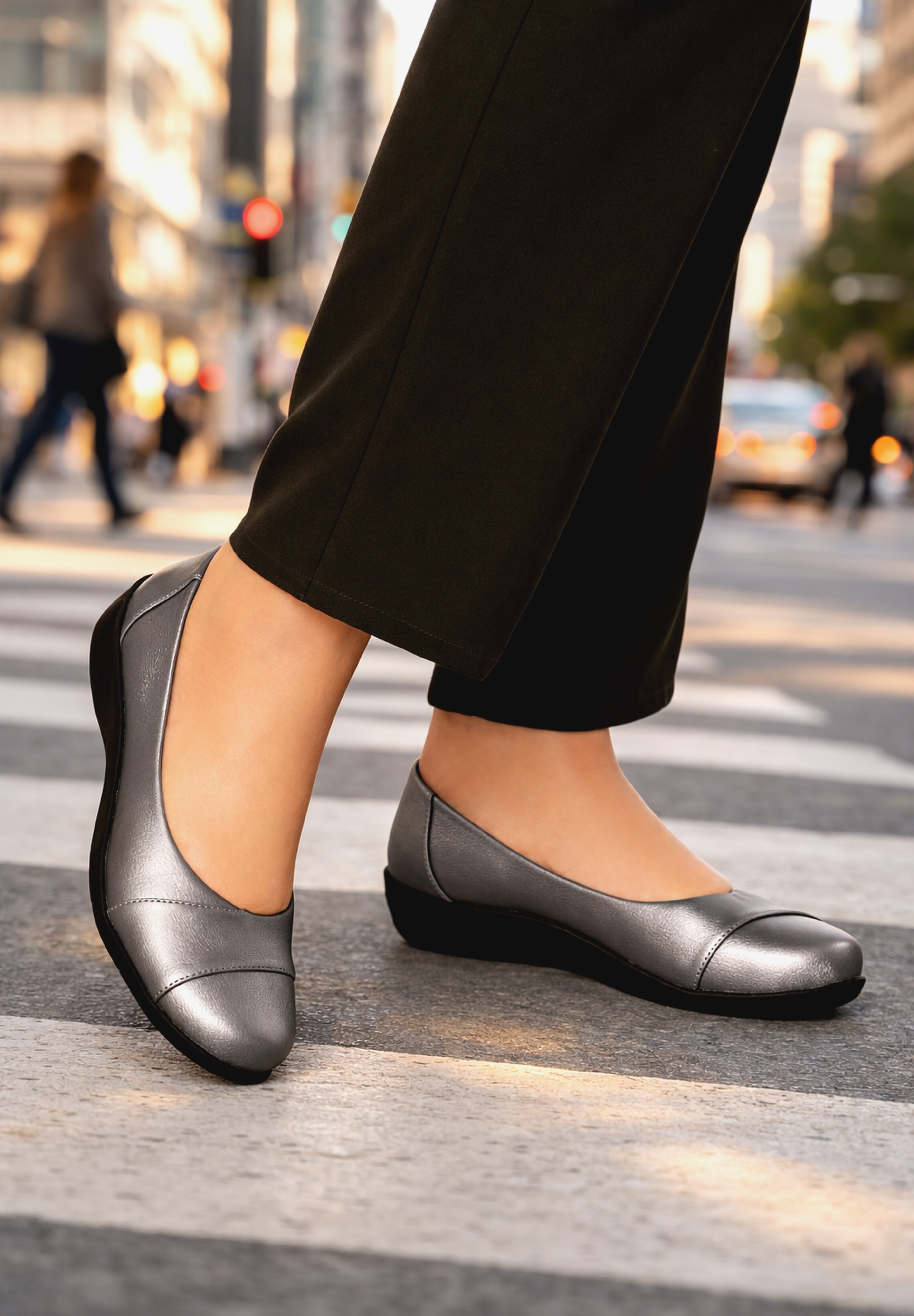 The Gab Faux Leather Slip On Flat image number 0