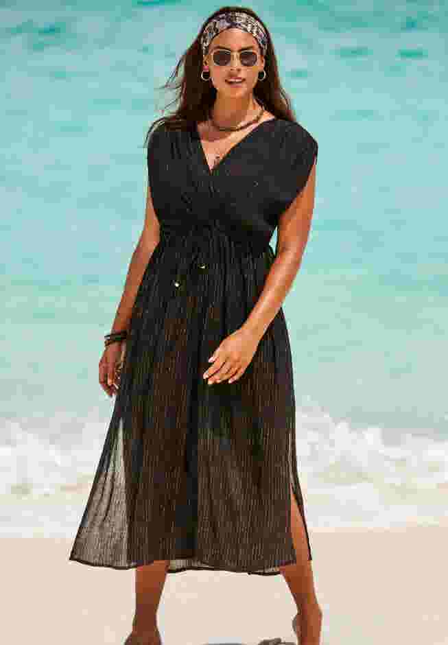Surplice Maxi Cover Up Dress image number 0
