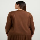 Button-Sleeve Cardigan image number null