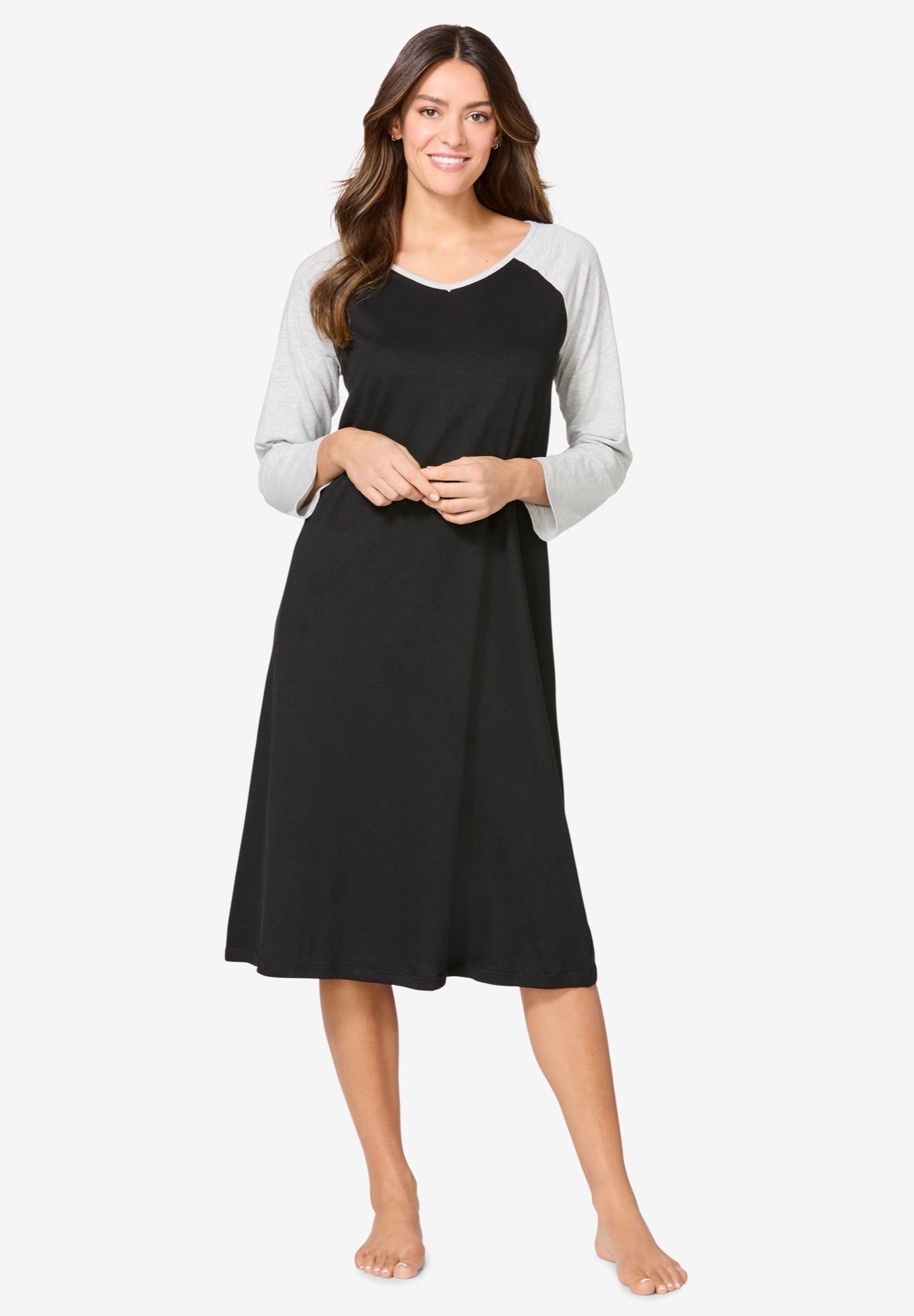 Avenue Body Baseball Sleepshirt image number 0