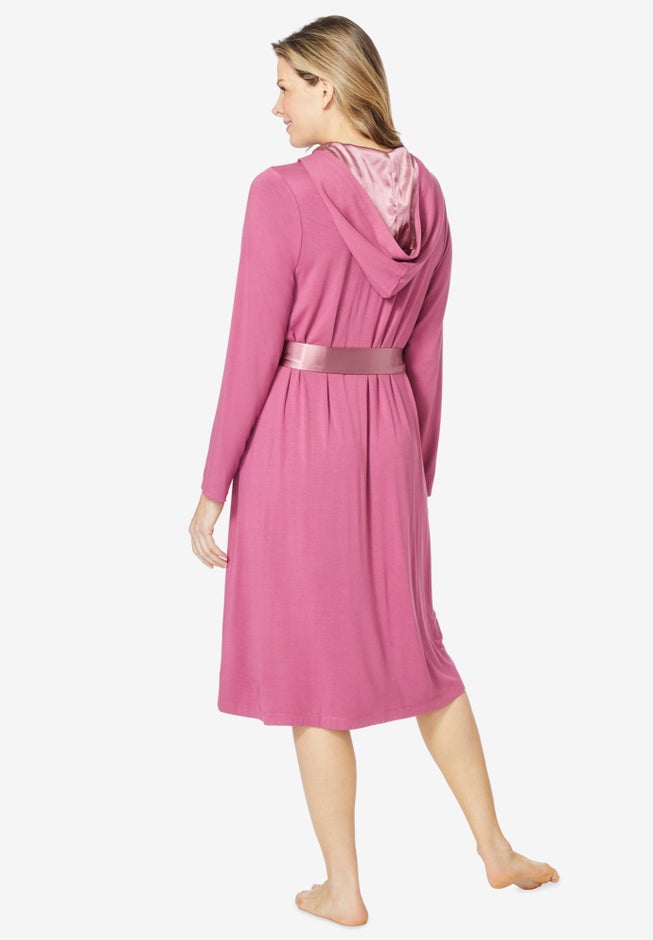 Robe With Satin Hood image number 1