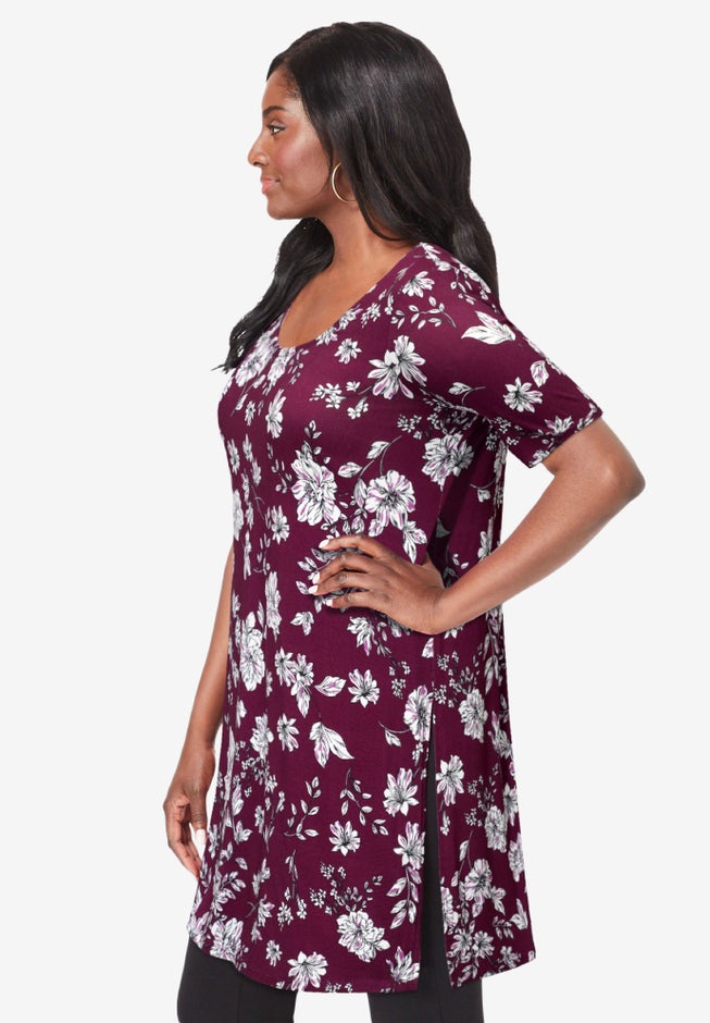 Stretch Mega Knit Tunic image number 2