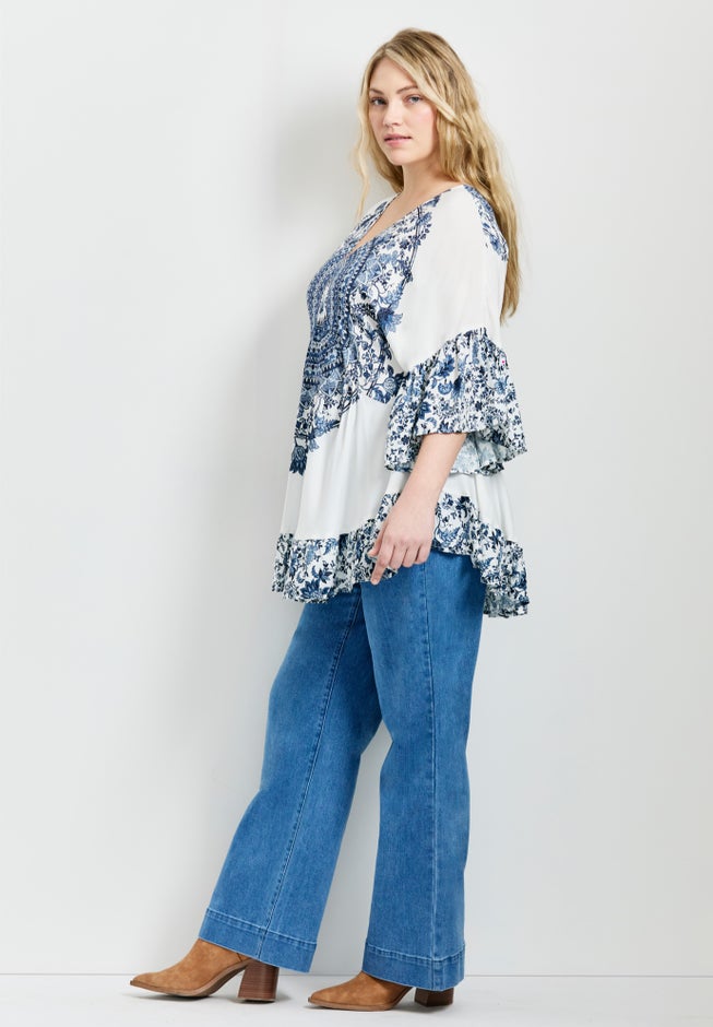 Frankie Frill Detail Tunic image number 2