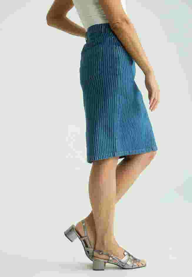 True Fit Stretch Denim Short Skirt image number 2