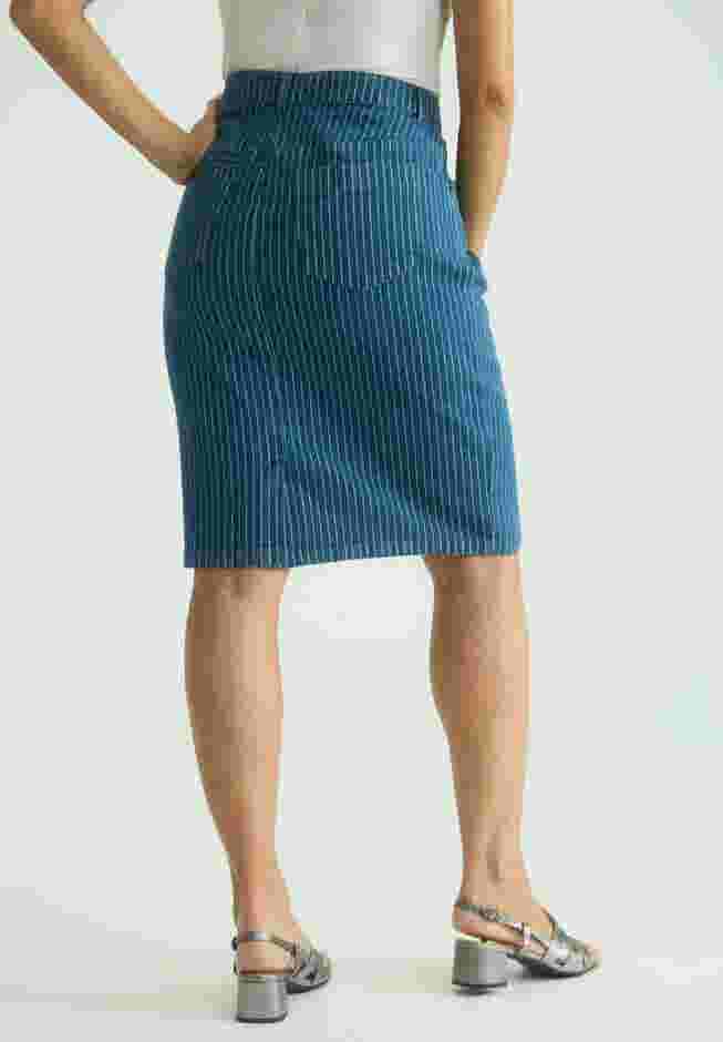 True Fit Stretch Denim Short Skirt image number 3