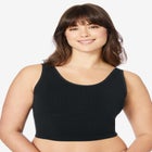 Longline Ribbed Leisure Bra image number null